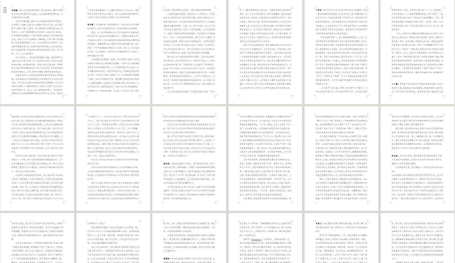 魯地瓊州迎祥歲，同俗別語韻味長