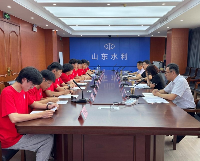 “青襟數維，共護黃河”社會實踐團赴山東省水利廳參觀學習