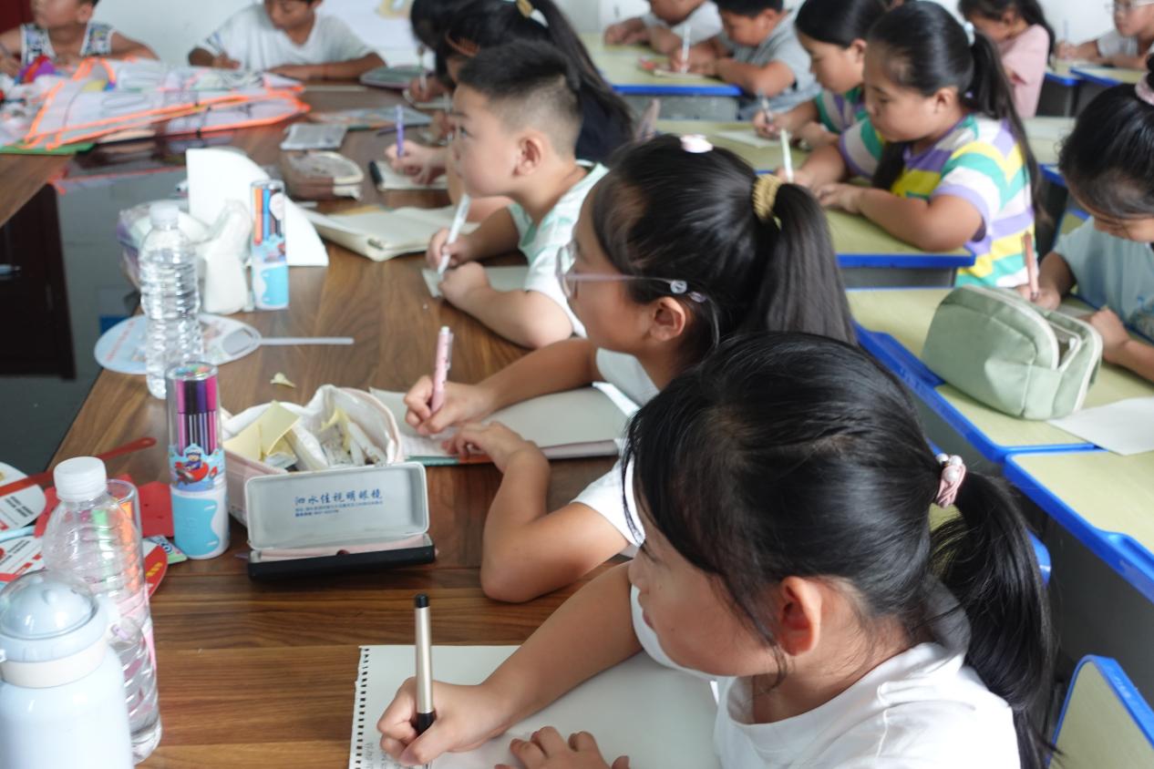 【微愛青春】山大春暉泗海承風支教隊于壹基金兒童服務站苗館鎮郭家莊村站點開展支教活動7.23（第六天）