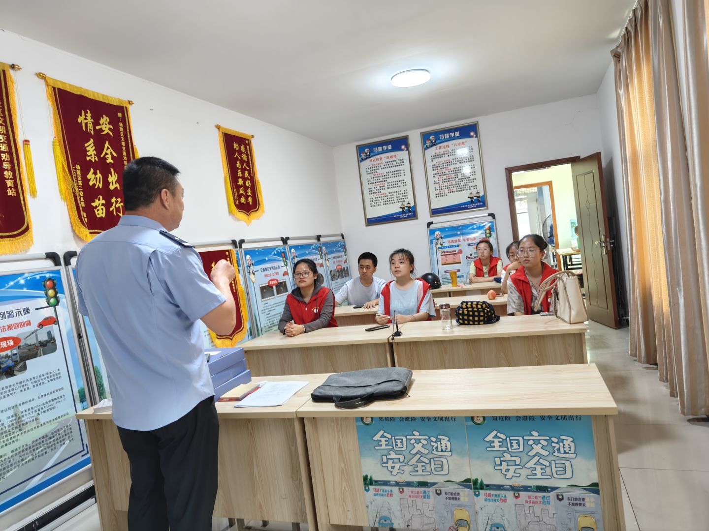 青春力量賦能交通治理，警校協同共筑平安楊陵