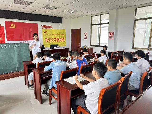 劉墩村暑托班：紅色教育啟智，趣味拓展添彩，青春力量護航成長