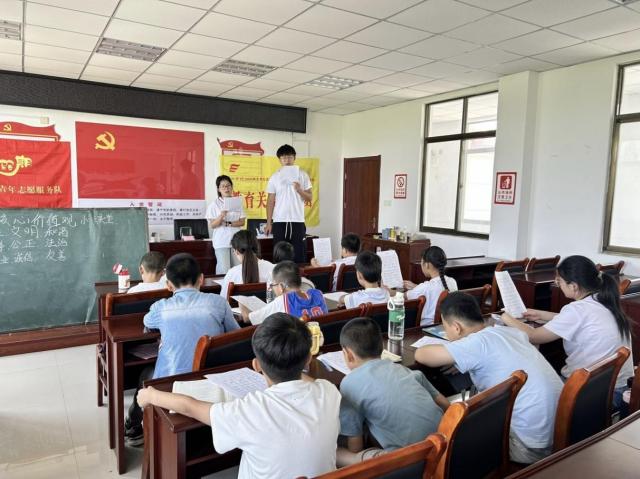 巢湖學院學子赴廬江同大鎮開設“七彩”課程體系，服務鄉村兒童暑期成長