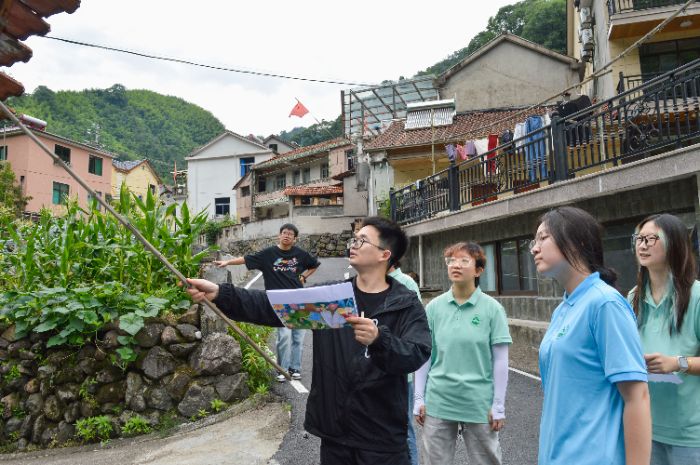 藝術點“靚”大溪村！浙農林大學子畫筆繪出“共富新圖景”