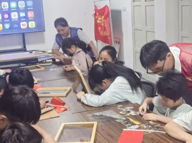 浮云游子情系東風村，留守兒童暑期實踐共繪家國藍圖