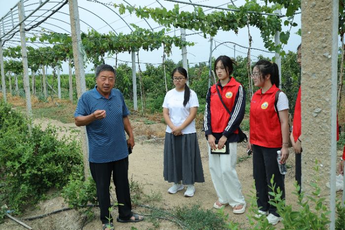 山東理工大學管理學院循“蒙”而行實踐團調研平邑縣金嶺家庭農場——探索鄉村振興路徑