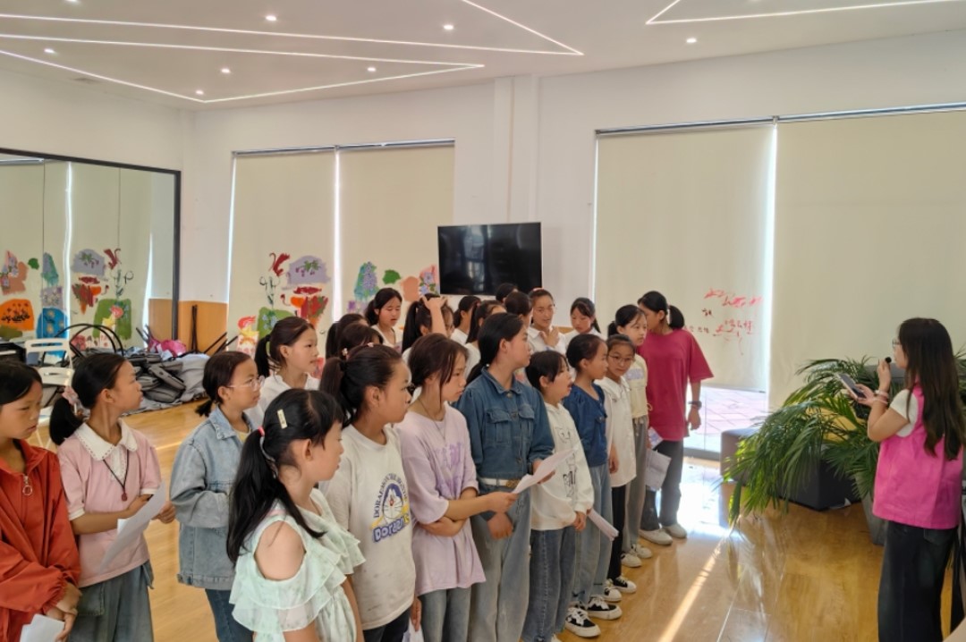 山東大學“助力黔行”志愿服務隊開展結營儀式彩排活動