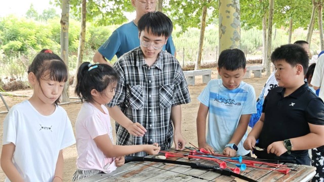 甲骨傳聲啟心智，挖寶射箭展童趣 ——山東大學“海韻揚帆”支教隊支教側記