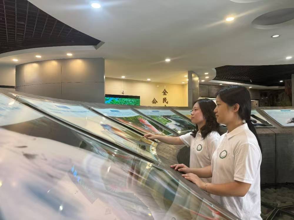 “踐生態理念，護南方朱鹮”大學生社會實踐團深入德清縣下渚湖朱鹮島開展