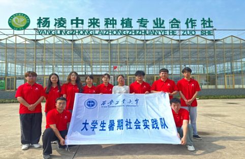 西安工業大學“實踐促振興——小小塑料開啟鄉村致富新篇章”暑期社會實踐隊赴楊陵探索科技助農新路徑
