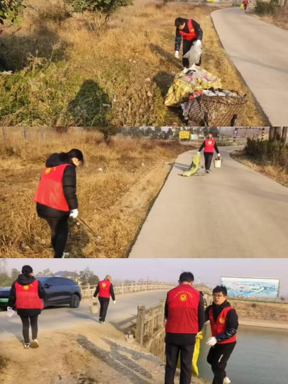 青春志愿行，環保迎新春：大學生助力關塘村煥新顏