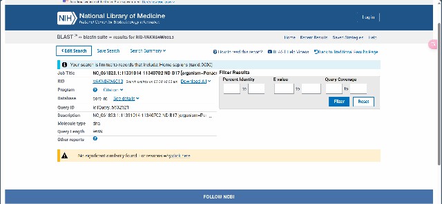 “纖智未來”團隊BLAST對比基因