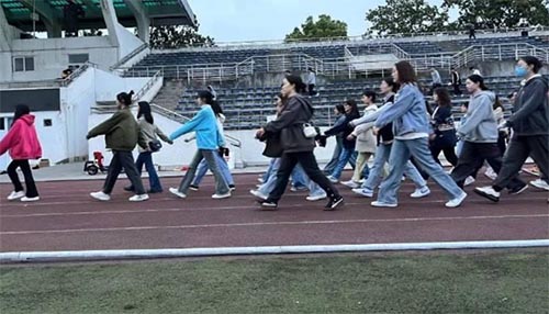 石工院校運會方陣訓練紀實